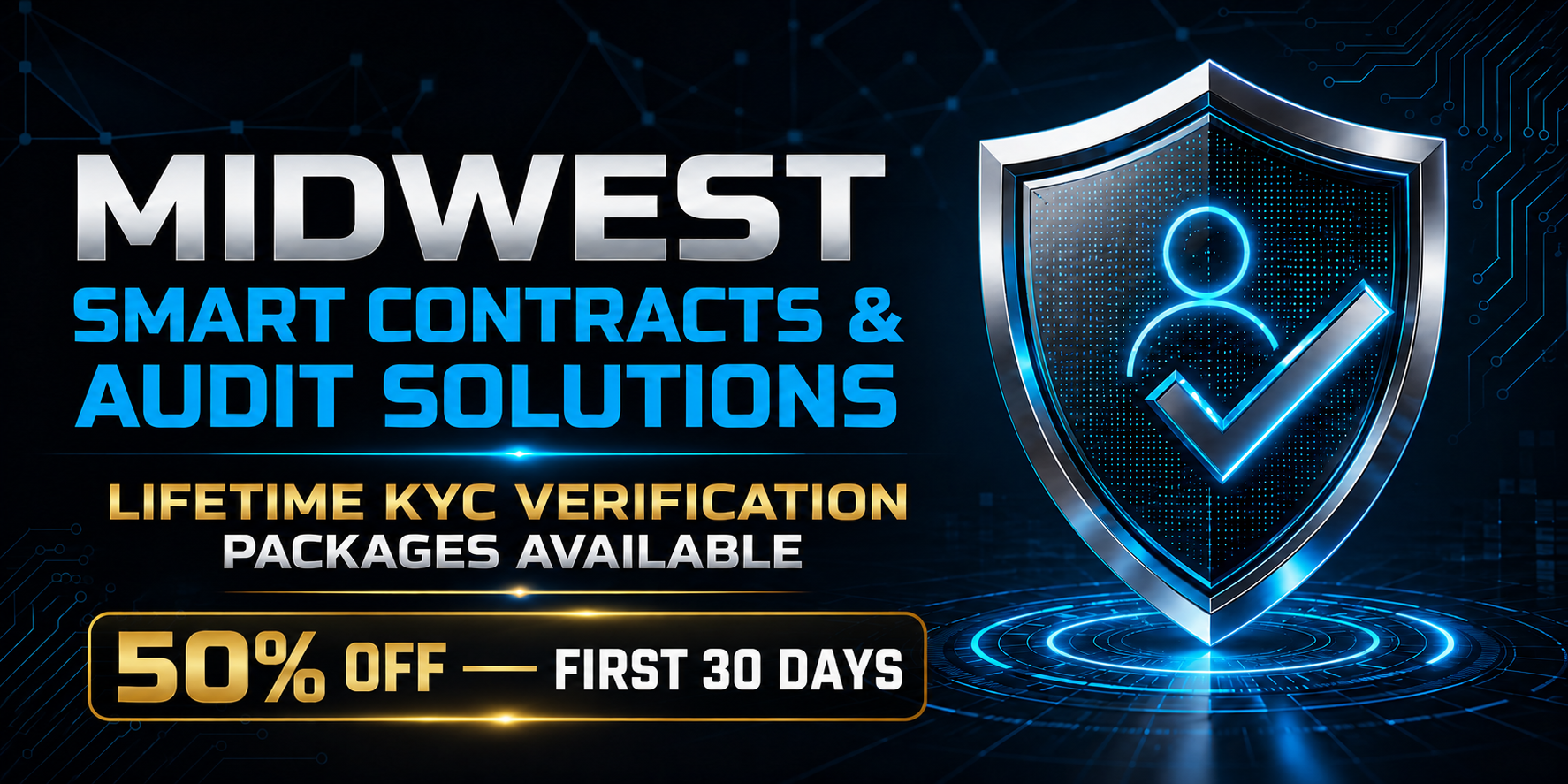 Smart contract audits and lifetime KYC launch offer